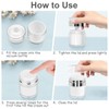 Pack of 3 Airless Pump Jars, 50 ml/50 g, Cream