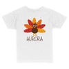 Turkey Aurora Toddler Kids T-Shirt 3T White