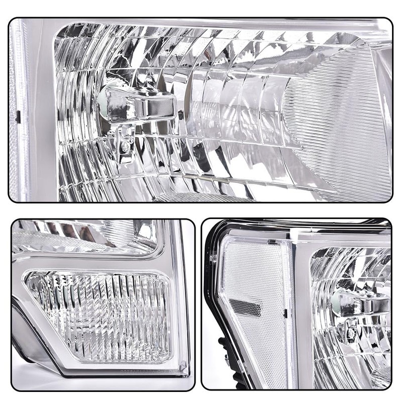 PIT66 Headlight Assembly Compatible with Ford F150 2009 2010 2011