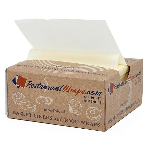 1000ea - 6 X 10-3/4 11/13# Cream Food Tissue Sheet