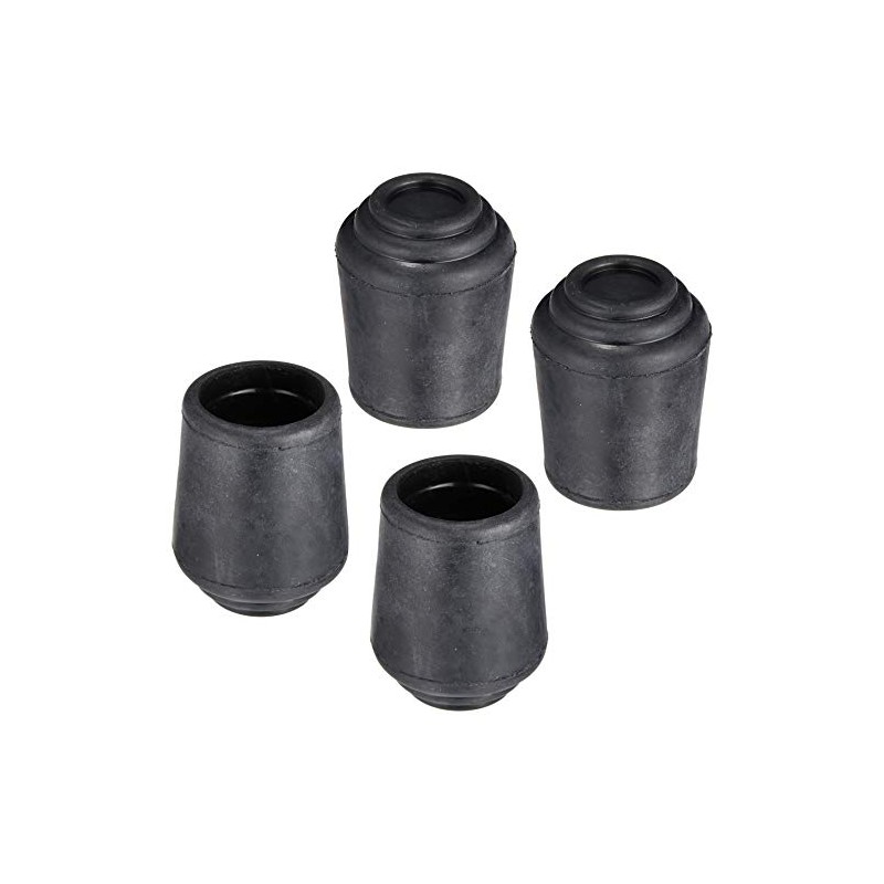 TRUSCO TRRCC19BK Chair Leg Cap, 0.7 inches (19 mm), Black,