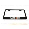 License Plate Frame 1pc 3D RALLIART Logo Emblem Badge BLACK