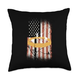 Gaga Ball Ninja Funny Gagaball Pit Dodgeball USA Gaga Ball Throw Pillow