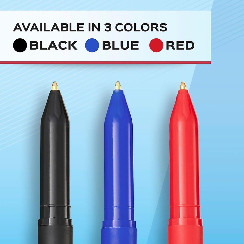 Paper Mate® Write Bros. Ballpoint Stick Pens, Medium Point, 1.0mm,