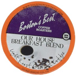 Boston's Best Coffee Roasters, Breakfast Blend, Single Serve Cup 80Count