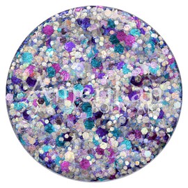 Amerikan Body Art Glitter Creme - Galaxy (15 gm), Cosmetic Polyester Glitter in Creamy Base, Great for Face Paint, Glamour Makeup
