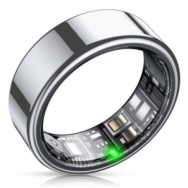 NEWTRENDS Smart Ring, Heart Rate/Sleep/Blood Oxygen Monitoring, Step Count, Wearable