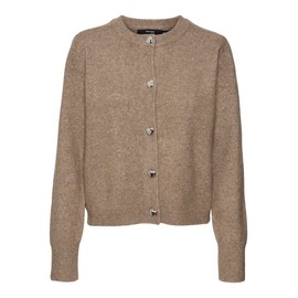 VERO MODA Female Cardigan VMFIONA Cardigan, Moon Rock, S