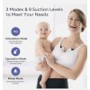 Momfann Breast Pump Wearable, Hands-Free APP Control Portable