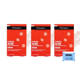 Neutrogena Stubborn Acne Blemish Patches, Ultra-Thin Hydrocolloid Acne Patch Absorbs Fluids & Removes Impurities To Help Pimples Look Smaller After One Use 3x 24 Patches
