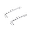 sourcing map 1/2" & 3/8" Drive Socket Breaker Set,L Shape