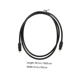 Gatuida 10pcs Optical Audio Cable Male to Male for Tv Scratch Pressure Cord Connection for Home Theater Audio Equipment