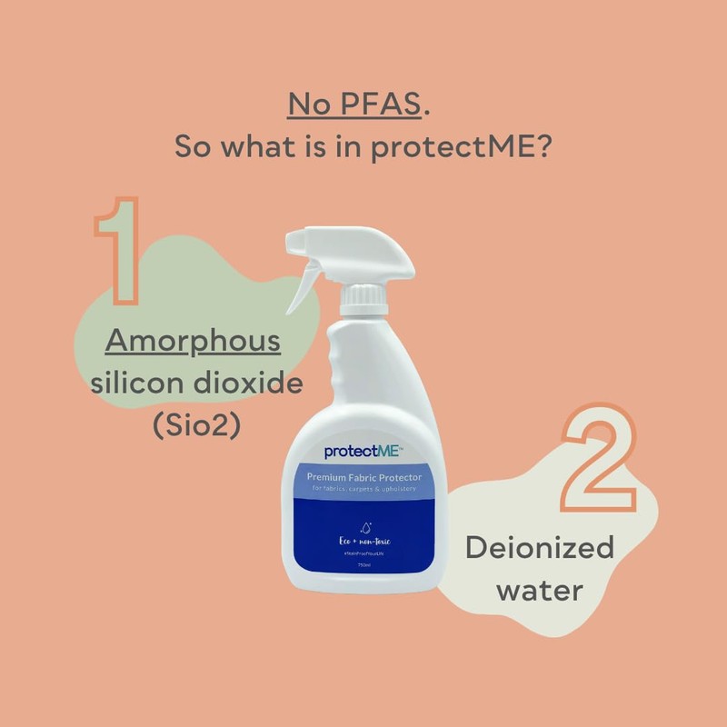 protectME Fabric Protector and Stain Resistant Spray - Upholstery Fabric