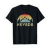 Nevada Tee - Retro Vintage Mountains Nature Hiking T Shirt