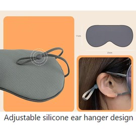 Sleep eye mask, help sleep nap travel, mesh surface temperature surface dual use, facial contour shape, 2PCS 4 colors blue + pink + gray + cyan blue