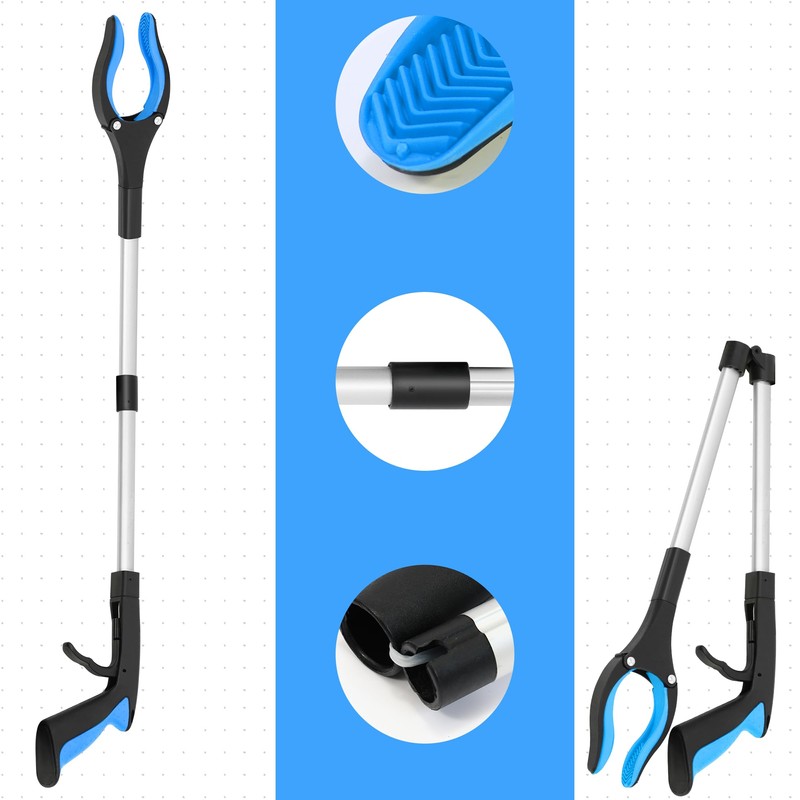 Grabber Reacher Tool -2 Pack 32” Reacher Grabber Tool with