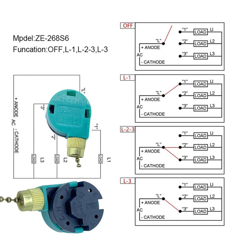 New Ceiling Fan Capacitor CBB61 4.5uf + 6uf + 5uf