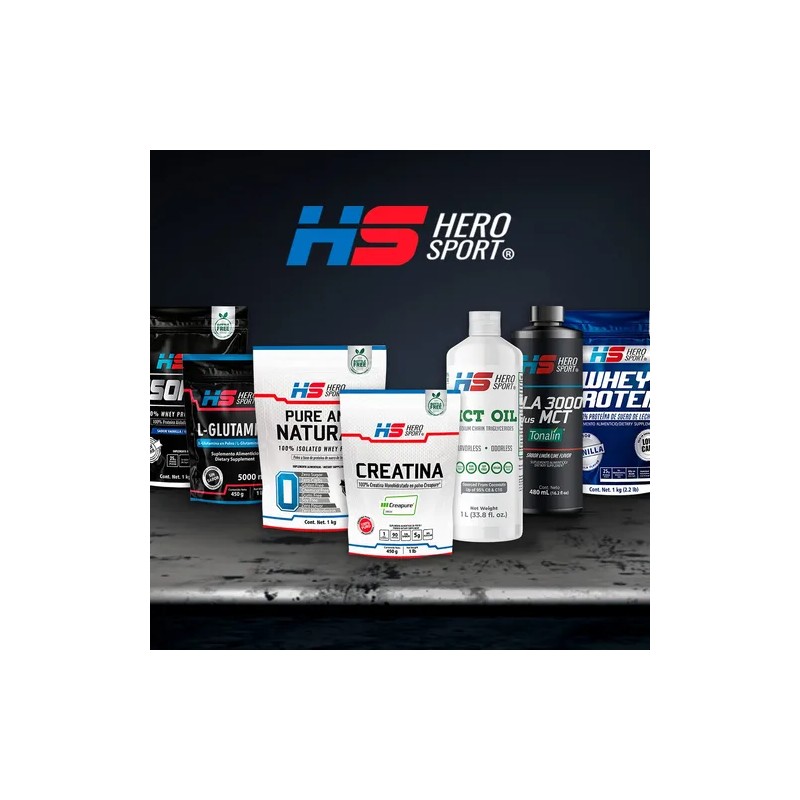 Mct Oil 1 Lt Hero Sport Sabor Sin sabor