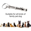 Silver Pets Whistle Adjustable Pet Training Sound Control Stainless Steel