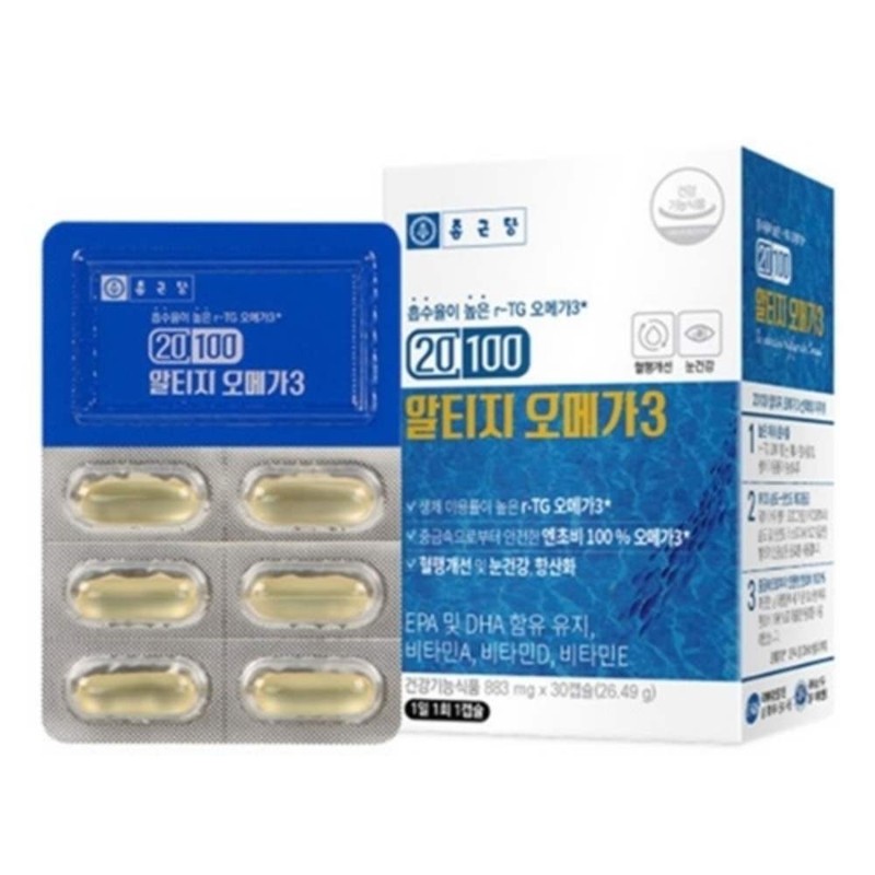 Chong Kun Dang RTG Omega 3 efficacy Anchovy RTG Omega
