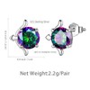 Aurora Tears Sagittarius Stud Earrings 925 Sterling Sliver 12 Zodiac
