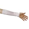 Cinderella Satin Fingerless Elbow Length Gloves, Light Pink