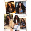 Long Yaki Curly Headband Wigs For Black Women Half Wig