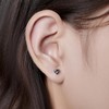 Limerencia Heart Birthstone Screw Backs Earrings