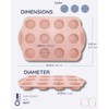 CG&CO. 2-Pack 12-Cup Silicone Mini Muffin Pan - BPA Free,