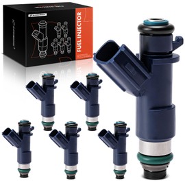 A-Premium Set of 6 Fuel Injectors Compatible with Acura MDX TL 2007-2007, RL 2005-2007, 3.7L