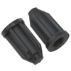 fengxiaomin-10PCS Black Caster Socket Sleeve Round Inserts, plastic caster stem