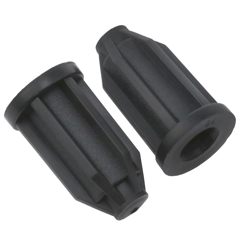 fengxiaomin-10PCS Black Caster Socket Sleeve Round Inserts, plastic caster stem