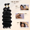 DMKEEP Loose Wave Human Braiding Hair 2 Bundles 100g Human