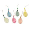 COTTON TWIST Kids Springtime Stitches Egg Decoration Kit - Hanging