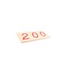 Adena Montessori Large Wooden Number Cards with Box (1-1000)
