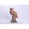 Hi-Line Gift 14.5" H Great Horned Owl Resin Garden Statue