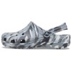 Crocs Unisex Classic Marbled Tie-Dye Clog, Light Grey/Multi, 6 Men/8