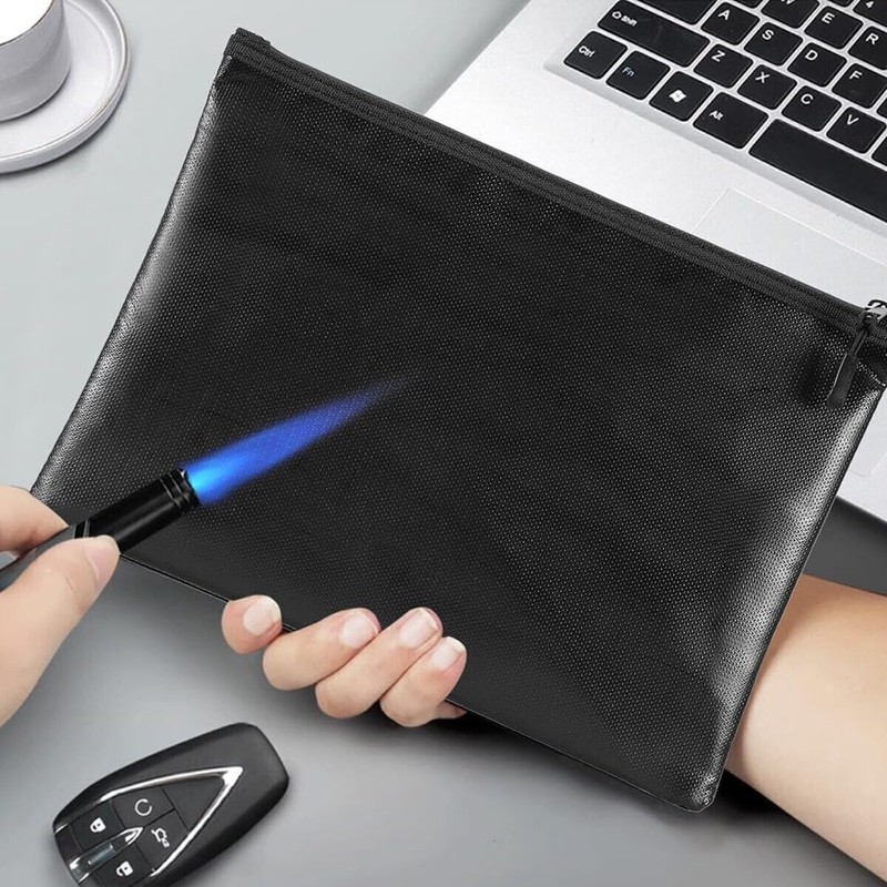 Fireproof Bag for Valuables, Ultra Safe Protection, Fireproof Sewing Thread,