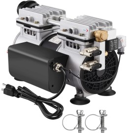 WRSTER-TECH Pond Aerator Pump Lake Pond Aeration Timer Kit Self Weighted Hose Tube Diffuser - 3/4 Pump without Timer