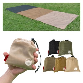 HORIZON ARROW/Earth Sheet, Earth Beige, Leisure Sheet, 78.7 x 61.0 inches (200 x 155 cm), Freely Connected, Ground Sheet, Camping Sheet, Tent Sheet, Picnic Sheet, Foldable, Sheet Mat, Beach Mat,
