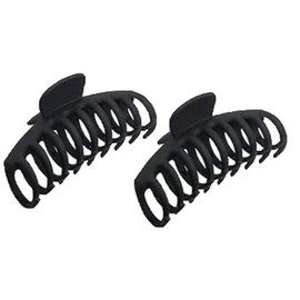Large Hair Clips for Thick Hair, Matte Black, 4.3 Inch, Strong Non-Slip Clips Large Women's Hair Clips (black)
