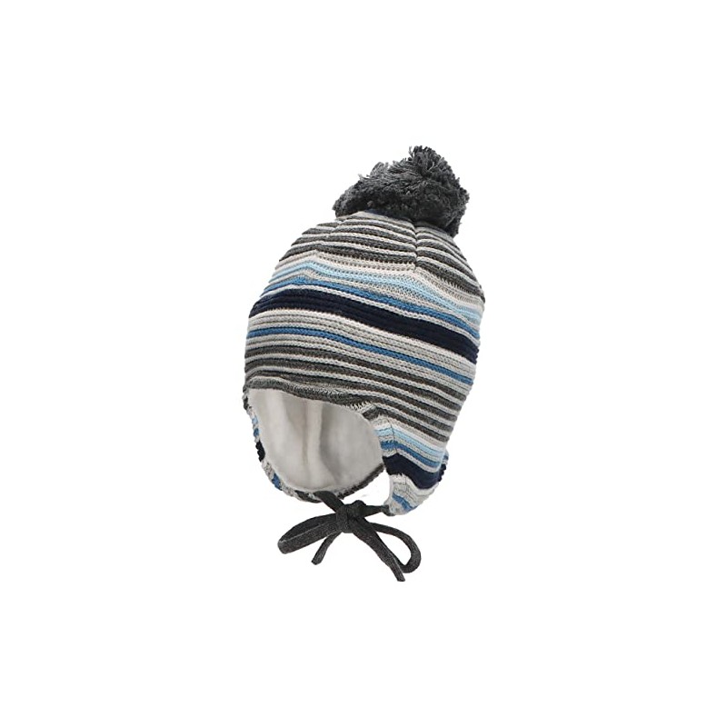 Sterntaler Baby Boys Hat Baby GOTS Bobble Hat Striped Hat
