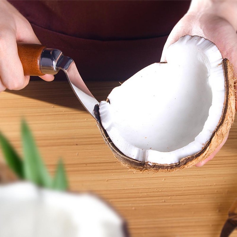 Coconut Opener and Coconut Meat Remover Coconut Cutter Set Kitchen