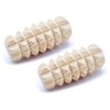 Korean Hinoki Wood Hand & Foot Acupressure Massager, Gua Sha Tool & Palm Roller 1 piece 2ea