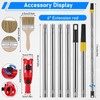 Multi-Angle Paint Roller Extension Pole Holder, Paint Brush Extender Holder