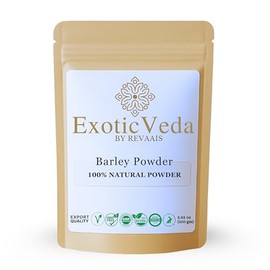 Polvo de hierba de cebada 3.53 oz – Superalimento verde 100% puro y natural – Vegano, sin gluten, sin OMG – rico en clorofila, fibra y antioxidantes –