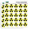 Radioactive Nuclear Warning Symbol 1" Planner Calendar Scrapbooking Crafting Stickers