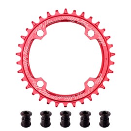 Jgbike ラウンドオーバルチェーンリング 104mm BCD chainring 30T 32T 34T 36T 38T 8 9 10 11 12スピード MTB XCトレイルe-バイクファットバイクマウンテンバイク用ナローワイドシングルチェーンリング