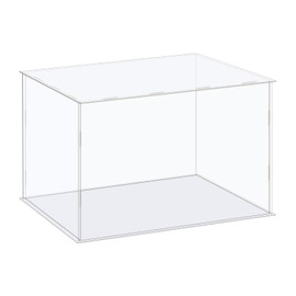 MECCANIXITY Acrylic Display Case Box Clear Dustproof Protection Showcase 16.1x14.1x10 Inch for Collectibles Display