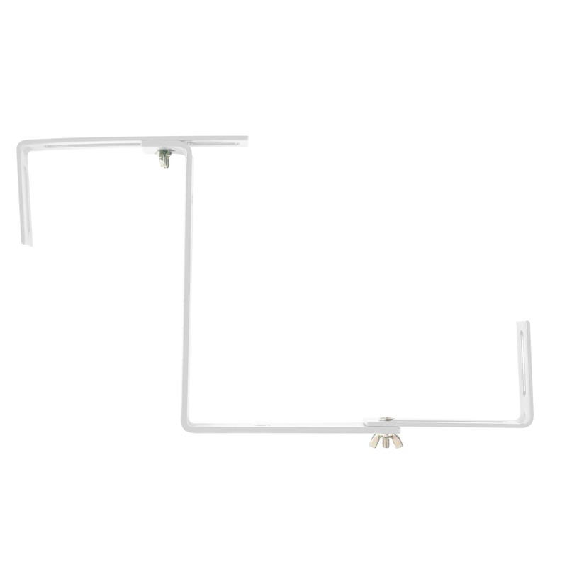 Xclou Flower Box Holder Without Drilling, Balcony Box Holder, Hooks